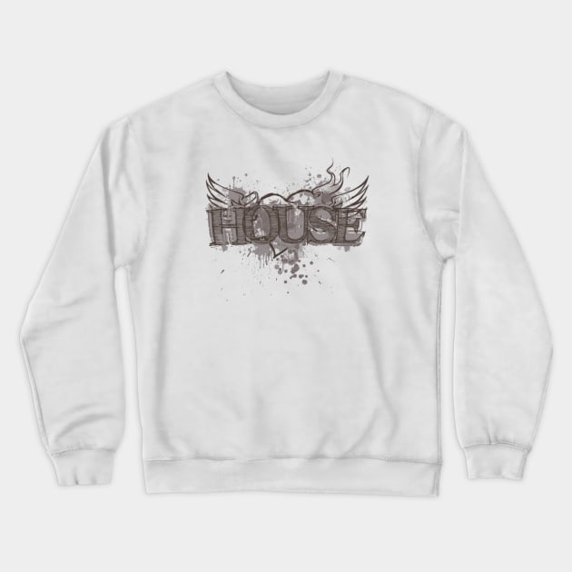 House Heart Crewneck Sweatshirt by myclubtees